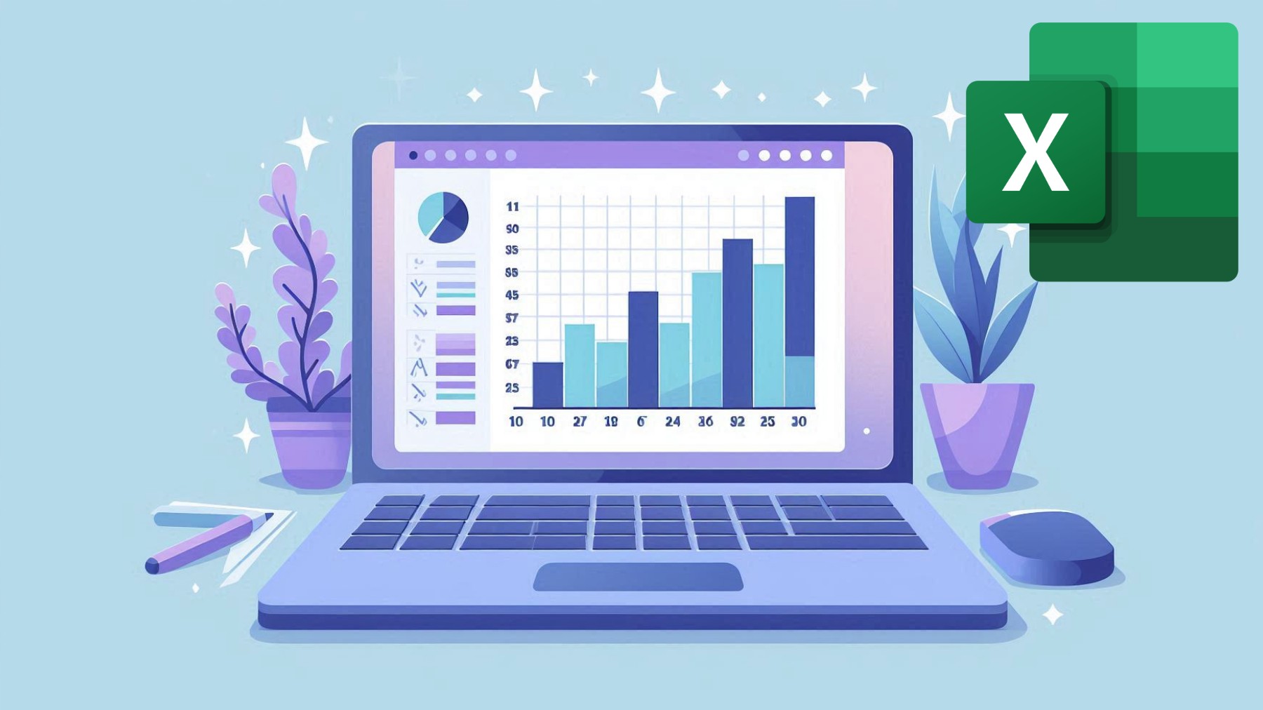 How to create a chart from an excel file